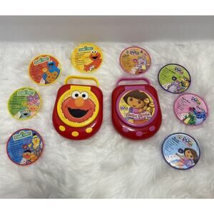 2004 Dora The Explorer Sesame Street Music Player w Tapes Reader’s Digest Vtg